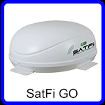 satfi go triple lnb in motion dome satellite systems button